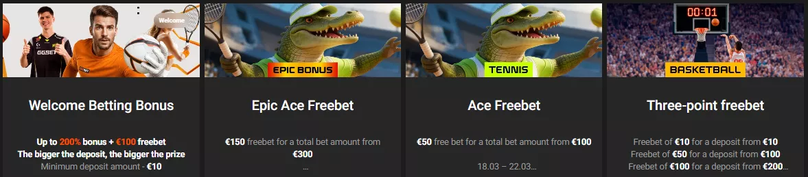 GGBet Sports Bonuses